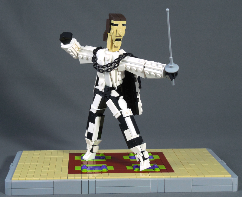 Illustration for article titled Scaramouche in brick reminds me why sword fights are so awesome